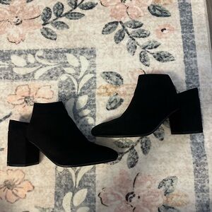 Express Black Ankle Booties